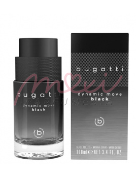 Bugatti Dynamic Move Black, Toaletná voda 100ml