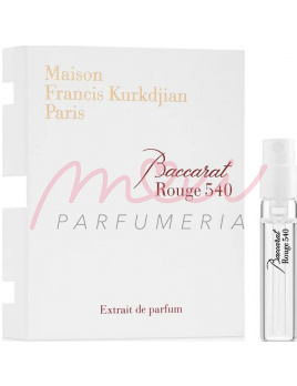 Maison Francis Kurkdjian Baccarat Rouge 540, Parfum - Vzorka vône