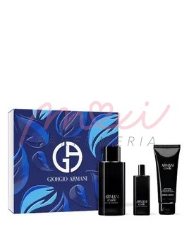 Giorgio Armani Black Code 2023 SET: Toaletná voda 125ml + Toaletná voda 15ml + Sprchový gél 75ml